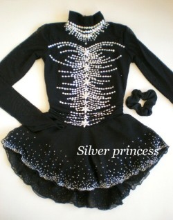 送料無料★TNBK137★フルオーダー★大会用フィギュアスケートコスチューム★