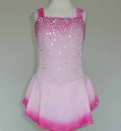 送料無料★アメリカへフルオーダー！大会用フィギュアスケートコスチューム