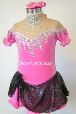 送料無料★TNPK206★フルオーダー☆大会用フィギュアスケートコスチューム★