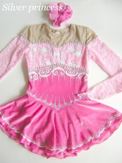 送料無料★TNPK26L★フルオーダー★大会用フィギュアスケートコスチューム★