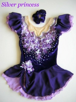 送料無料★TS3PU★フルオーダー＊大会用フィギュアスケートコスチューム★