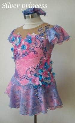 送料無料★TU33★フルオーダー大会用フィギュアスケートコスチューム★