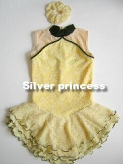 いつでも御注文★豪華３重レース♪フィギュアスケートコスチューム★TNPS1Y★各サイズ