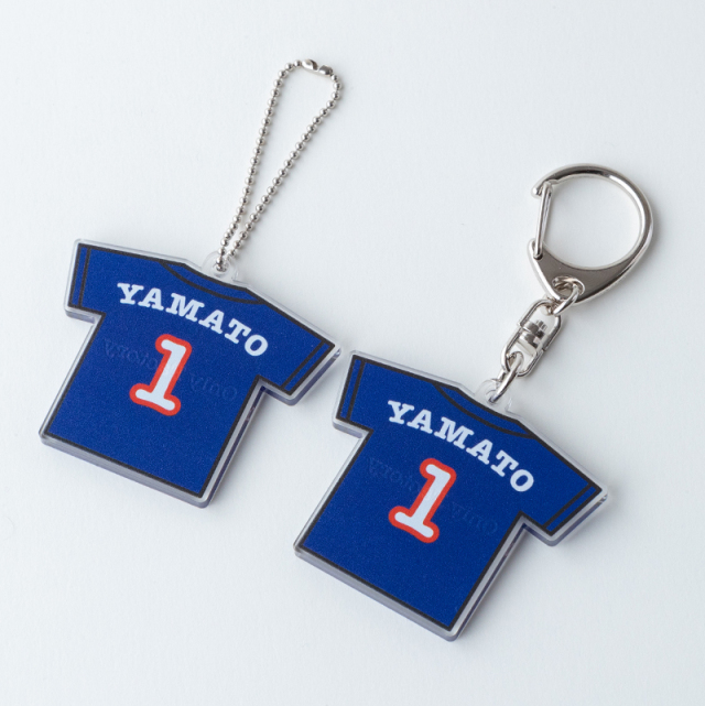 アクリルプレイングフィギュア プレーヤーキーホルダー チームキーホルダー組合せ自由な５個セット 大サイズ