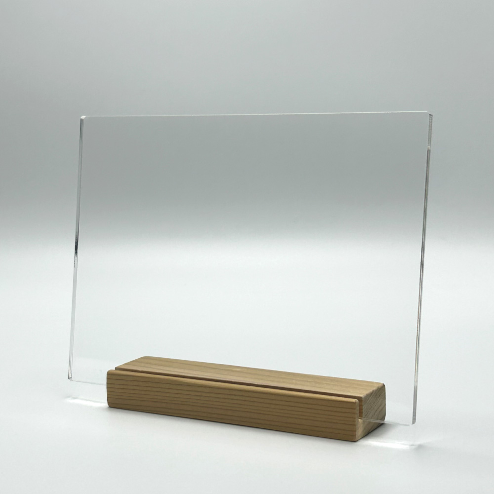 アクリルフォトパネル【木台Mサイズ】