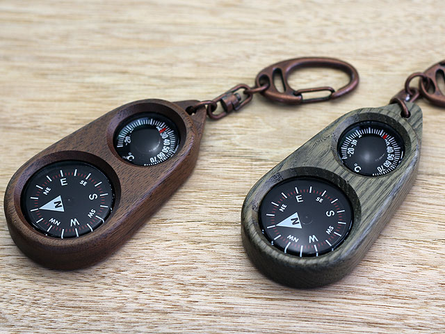 りゅうさん　LLBean コンパス 温度計 キーホルダー りゅうさん様専用 LLBean コンパス 温度計 キーホルダー - メルカリ