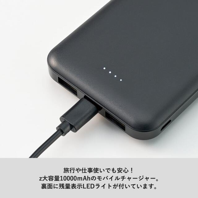 スマートモバイルチャージャー10000 Type-C対応　microUSB対応