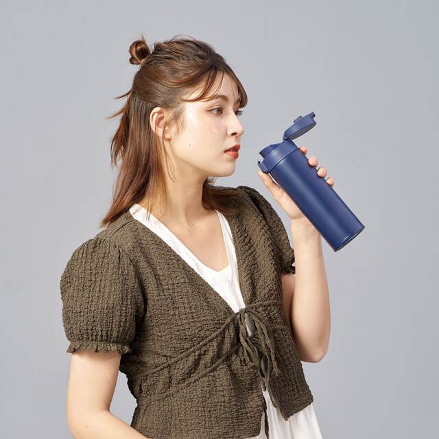 【保温＆保冷】軽量ワンタッチサーモボトル500ml