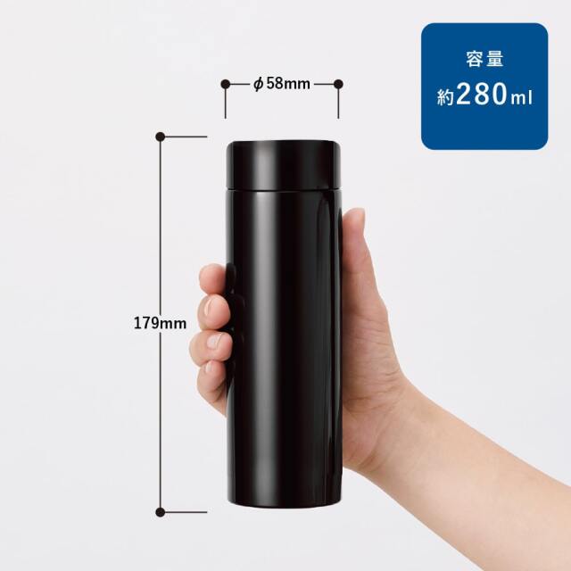 【保温＆保冷】ステンレスサーモドリンクボトル280ml