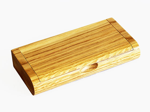 木製一枚フタ印鑑ケース　ナラ