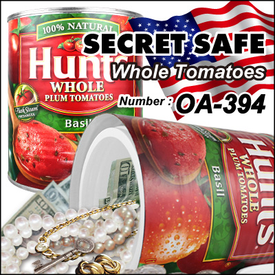 隠し金庫 食品缶型 フード缶詰デザイン 収納 セーフティボックス『SECRET SAFE シークレットセーフ』 (OA-394)
