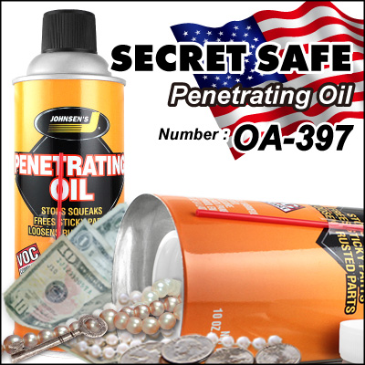 隠し金庫 スプレー缶型『SECRET SAFE』(OA-397) Johnson's Penetrating Oil