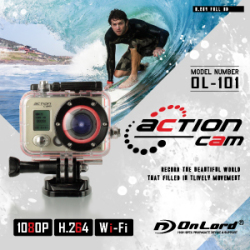 GoPro（ゴープロ）クラス ウェアラブルカメラ アクションカム (OL-101) 高画質撮影 広角170° 60m防水 WiFi機能