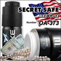 隠し金庫 スプレー缶型 デオドラントスプレーデザイン 収納 セーフティボックス『SECRET SAFE シークレットセーフ』 (OA-373)