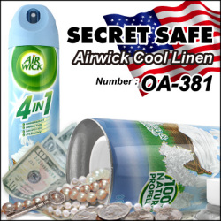 隠し金庫 スプレー缶型『SECRET SAFE』(OA-381) Airwick Cool Linen & White Lilac