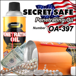隠し金庫 スプレー缶型『SECRET SAFE』(OA-397) Johnson's Penetrating Oil