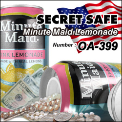 隠し金庫 飲料缶型『SECRET SAFE』(OA-399) Minute Maid Lemonade スパイグッズ