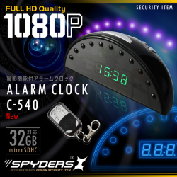 置時計型カメラ 小型カメラ スパイダーズX (C-540)