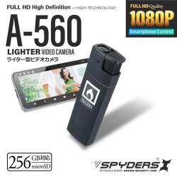 【第二世代V2｜電熱線強化1秒点火】スパイダーズX スマホで見れるライター型カメラ  [A-560] アプリ（Lookcam））