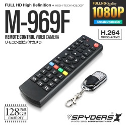 スパイダーズX スパイカメラ 1080P テレビリモコン型カメラ 小型カメラ [M-969F] 防犯カメラ 暗視補正 128GB内蔵
