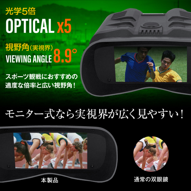 Gexa(ジイエクサ) 撮影機能付暗視スコープ デジタル録画双眼鏡 ナイト 