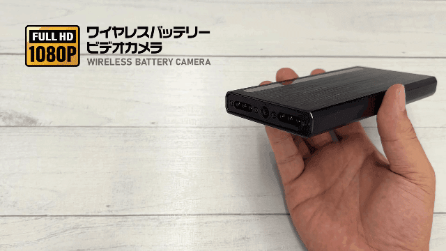 Gexa(ジイエクサ×スパイダーズX） 1080P ワイヤレス充電器型ビデオ