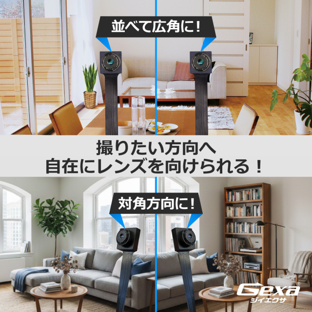 Gexa(ジイエクサ) スパイダーズX スパイカメラ 1080P 完成基板 小型