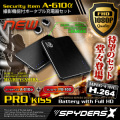 小型ビデオカメラ ポータブルバッテリー充電器型スパイカメラスパイダーズX(A-610SB)ブラック小型カメラ＆充電器セット暗視補正H.264