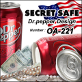 防犯 スパイグッズ 隠し金庫 飲料缶型 収納 セーフティボックス 『SECRET SAFE シークレットセーフ』(OA-221) Dr.pepper