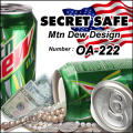 防犯 スパイグッズ 隠し金庫 飲料缶型 収納 セーフティボックス 『SECRET SAFE シークレットセーフ』(OA-222) Mtn Dew