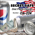 防犯 スパイグッズ 隠し金庫 飲料缶型 収納 セーフティボックス 『SECRET SAFE シークレットセーフ』(OA-224) Diet Pepsi