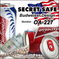 防犯 スパイグッズ 隠し金庫 飲料缶型 収納 セーフティボックス 『SECRET SAFE シークレットセーフ』(OA-227) Budweiser