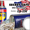 スプレー缶型 オイルスプレーデザイン 収納 セーフティボックス『SECRET SAFE シークレットセーフ』(OA-236) WD-40