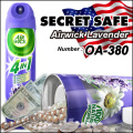 隠し金庫 スプレー缶型『SECRET SAFE』(OA-380) Airwick Lavender & Chamomile