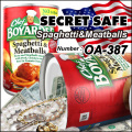 隠し金庫 食品缶型 フード缶詰デザイン 収納 セーフティボックス『SECRET SAFE シークレットセーフ』 (OA-387)