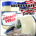 隠し金庫 食品ボトル型 ドレッシングボトルデザイン 収納 セーフティボックス『SECRET SAFE シークレットセーフ』 (OA-401)