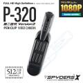 【第二世代V2_512GB対応】ペンクリップ型カメラ 小型カメラ スパイダーズX (P-320) スパイカメラ 1080P 簡単撮影 長時間録画
