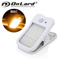センサーライト 屋外 ソーラー ソーラーライト 防水 人感 クリップ LED 防犯 USB充電 『クリッパスマート』 OL-342W ホワイト オンロード(OnLord)