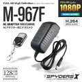 スパイダーズX スパイカメラ 1080P ACアダプター型カメラ 小型カメラ [M-967F] 防犯カメラ 暗視補正 128GB内蔵
