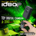 スパイダーズX スパイカメラトイデジタル型カメラ 小型カメラ [A-390] 防犯カメラ 動体検知 30FPS 32GB対応
