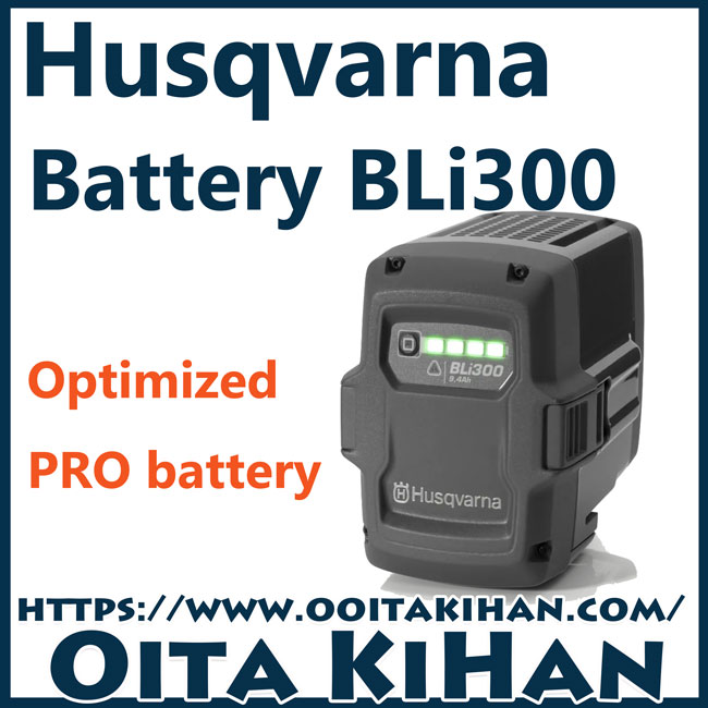 ハスクバーナバッテリー/BLi300/9.4Ah
