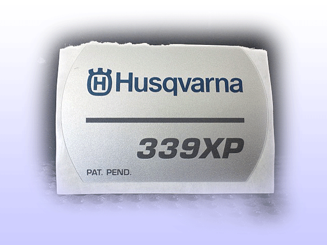 ハスクバーナ純正部品　スタータデカール　３３９ＸＰ！