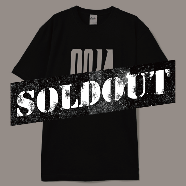 OOJA ビッグロゴTシャツ（ブラック）  / サイズM-XL