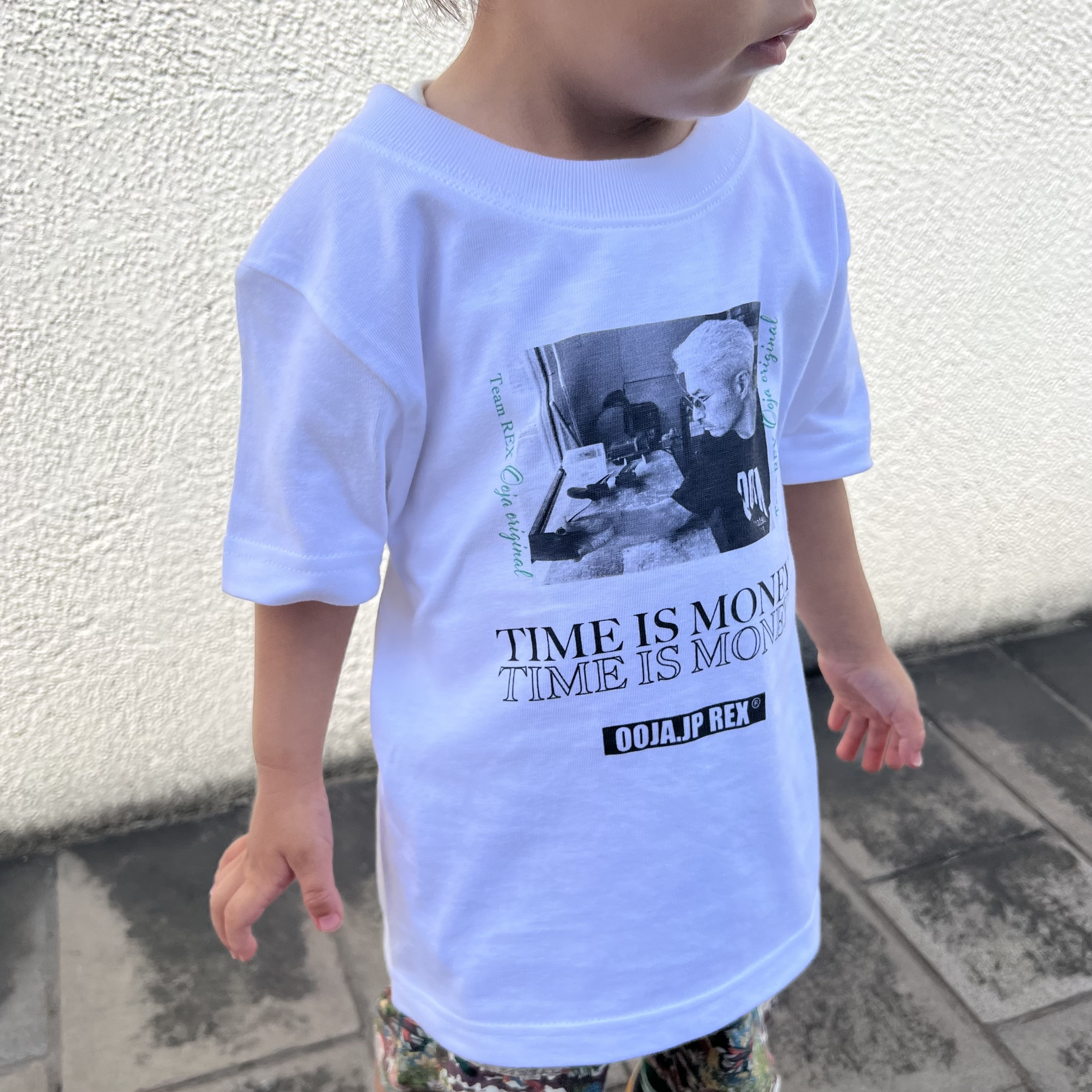 OOJA Kids Photo Tシャツ（ホワイト）  / サイズ100/120/140