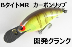 開発クランク 「Bタイト MR カーボンリップ」【クリックポスト発送可