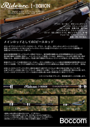ボッコム「ライドアーク3ピース　ボロン」【送料無料】