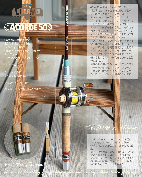 ★ご予約商品★津波ルアーズ「Acorde 50」【送料無料】※納期6月下旬～７月頃
