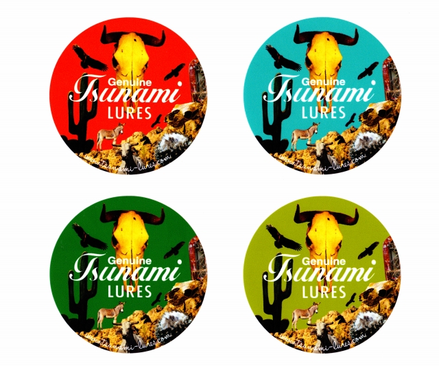 津波ルアーズ 「ステッカー Beyond The Border」