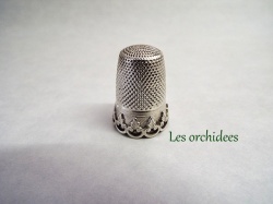 アンティーク 銀製 指ぬき