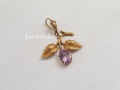 victorian 15k amethyst pendant